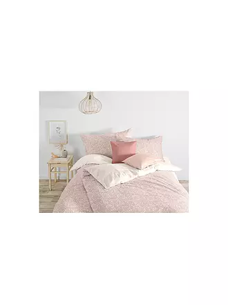 FLEURESSE | Leinen Bettwäsche NIZZA 70x90cm / 140x200cm Sand | rosa