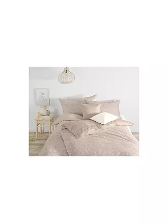 FLEURESSE | Leinen Bettwäsche NIZZA 70x90cm / 140x200cm Sand | rosa