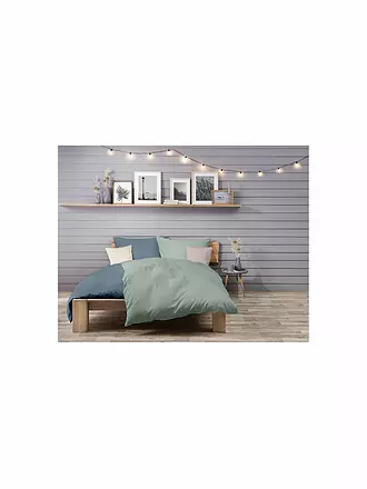 FLEURESSE | Musselin Bettwäsche CAPRI 70x90cm/140x200cm | hellblau