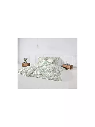FLEURESSE | Satin Bettwäsche BED ART 70x90cm/140x200cm Honeydew | hellgrün