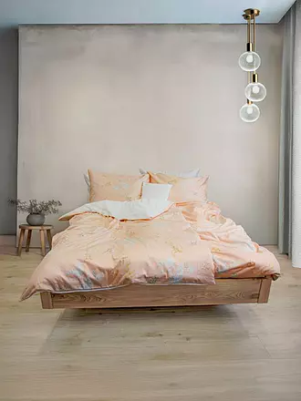 FLEURESSE | Satin Bettwäsche BED ART 70x90cm/140x200cm Peach | mint