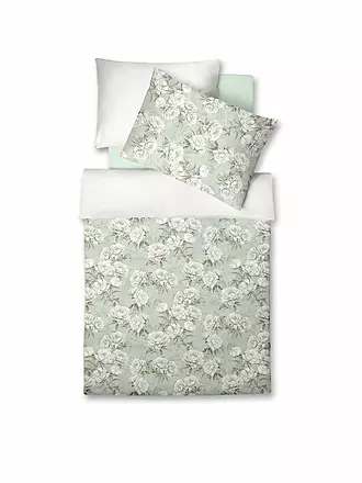 FLEURESSE | Satin Bettwäsche BED ART 70x90cm/140x220cm Honeydew | hellgrün