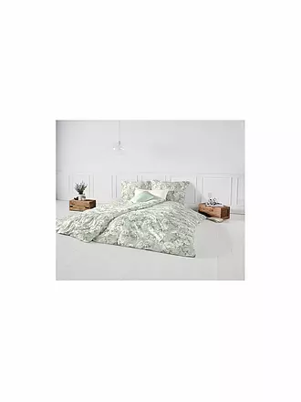 FLEURESSE | Satin Bettwäsche BED ART 70x90cm/140x220cm Honeydew | hellgrün