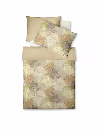 FLEURESSE | Satin Bettwäsche MIAMI 70x90cm/140x220cm Aqua | gelb