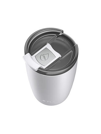 FLSK | CUP Coffee to go-Becher 0,35l Edelstahl White | dunkelblau