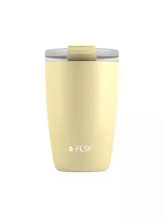 FLSK | Isolierbecher - Thermosbecher CUP Coffee to go-Becher 0,35l Lavender | gelb