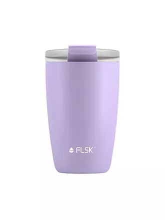 FLSK | Isolierbecher - Thermosbecher CUP Coffee to go-Becher 0,35l Peach | lila