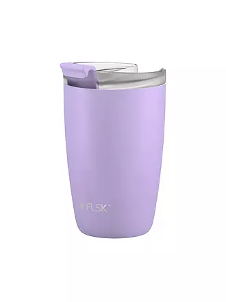 FLSK | Isolierbecher - Thermosbecher CUP Coffee to go-Becher 0,35l Peach | lila
