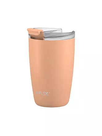 FLSK | Isolierbecher - Thermosbecher CUP Coffee to go-Becher 0,35l Peach | koralle