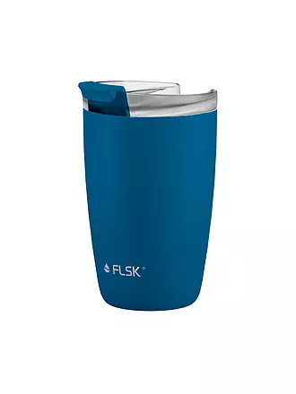 FLSK | Isolierbecher - Thermosbecher CUP Coffee to go-Becher 0,35l Sage | blau
