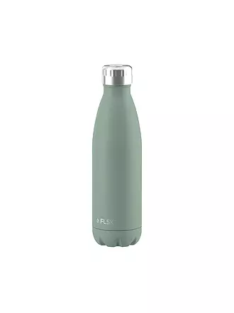 FLSK | Isolierflasche - Thermosflasche 0,5l Edelstahl Stainless | dunkelgrün