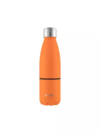 FLSK | Isolierflasche - Trinkflasche mit Becher 0,7l Ridge-Green | orange