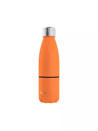 FLSK | Isolierflasche - Trinkflasche mit Becher 0,7l Ridge-Green | orange