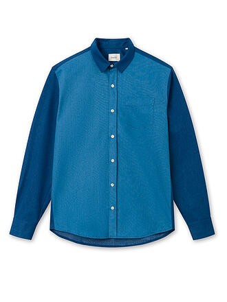 FORET | Hemd Overshirt Tin | blau