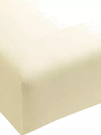 FORMESSE | Jersey-Spannleintuch BELLA DONNA  120/200 cm - 130/220 cm Anthrazit | beige