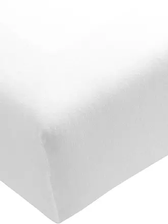 FORMESSE | Jersey-Spannleintuch BELLA DONNA  120/200 cm - 130/220 cm Pastellgrün | weiss