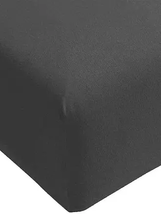 FORMESSE | Jersey-Spannleintuch BELLA DONNA 140/200 cm - 160/220 cm Himmelblau | grau