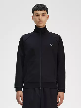 FRED PERRY | Sweatjacke | schwarz