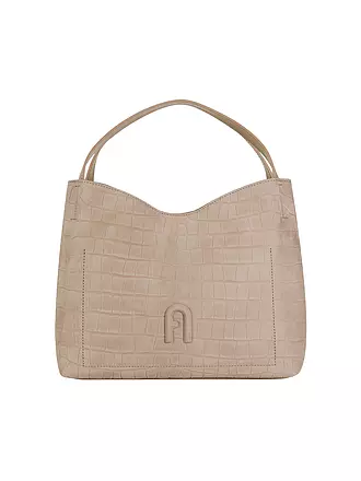 FURLA | Ledertasche - Hobo Bag PRIMULA Small | beige