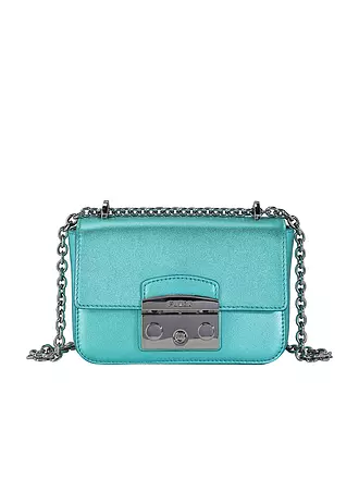 FURLA | Ledertasche - Mini Bag METROPOLIS | hellblau