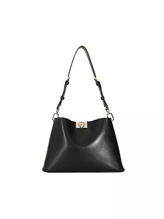 FURLA | Ledertasche - Umhängetasche FLEUR | schwarz