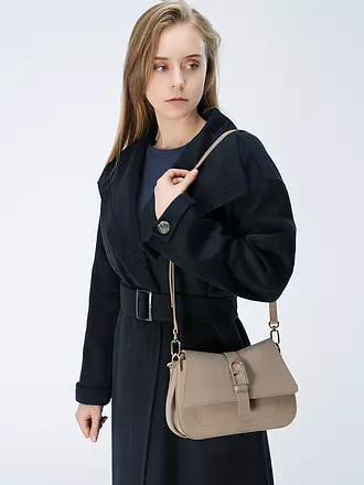 FURLA | Ledertasche - Umhängetasche FLOW Medium | beige