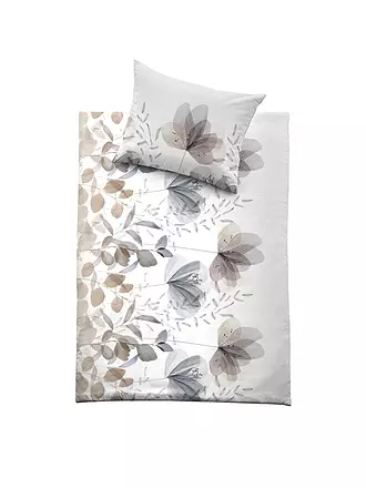 FUSSENEGGER | Premium Satin Bettwäsche 70x90cm/140x200cm Grau | grau