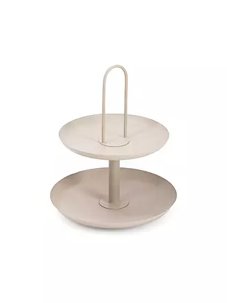 FYNCH HATTON | Etagere 2-stufig 30x37cm MAANDAZI  elephant grey | hellgrau