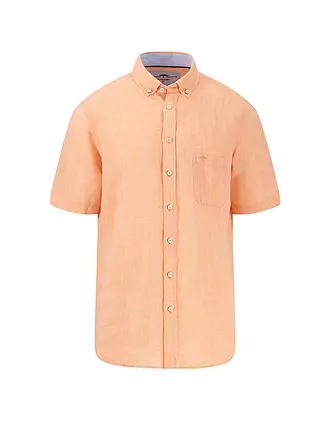 FYNCH HATTON | Leinenhemd Casual Fit | orange