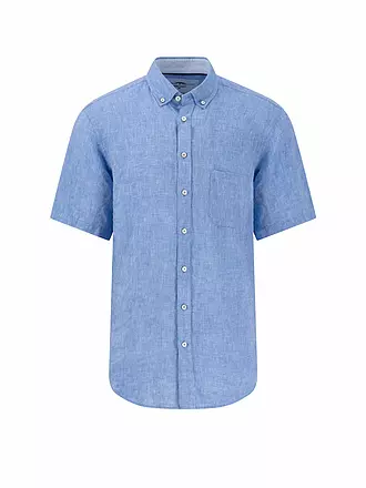 FYNCH HATTON | Leinenhemd Casual Fit | hellgrün