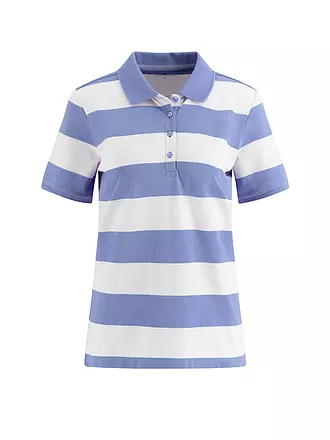 FYNCH HATTON | Poloshirt STRIPE PIQUE | blau
