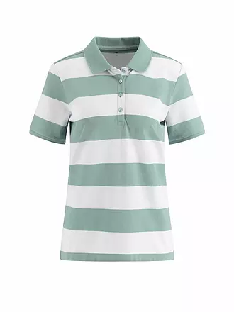 FYNCH HATTON | Poloshirt STRIPE PIQUE | grün