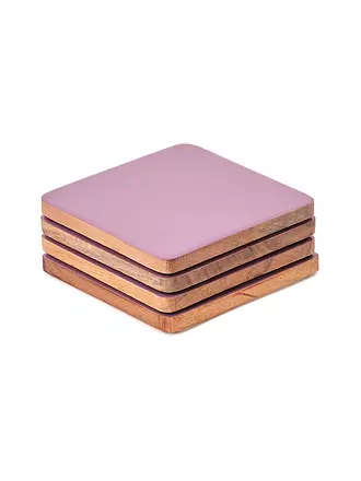 FYNCH HATTON | Untersetzer JALA 4 er Set 10x10cm Dove Blue | lila