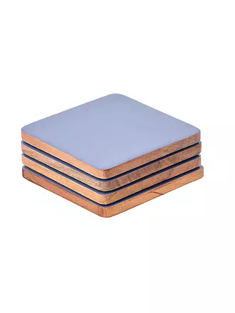 FYNCH HATTON | Untersetzer JALA 4 er Set 10x10cm Dove Blue | lila