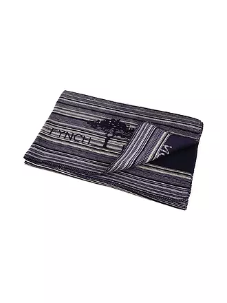 FYNCH HATTON | Wohndecke 150x210cm KOMBERS STRIPED Midnight | hellgrau