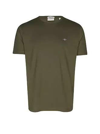 GANT | T-Shirt Regular Fit | dunkelgrün