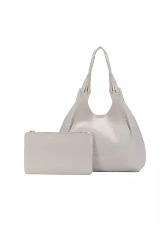 GIANNI CHIARINI | Ledertasche - Hobo DUA | hellgrau