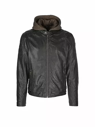 GIPSY BY MAURITIUS | Lederjacke | schwarz