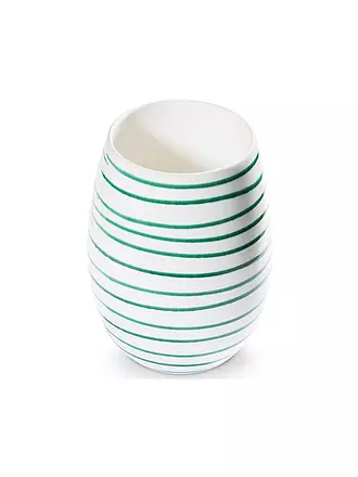 GMUNDNER KERAMIK | Vase 21cm Grün Geflammt | 