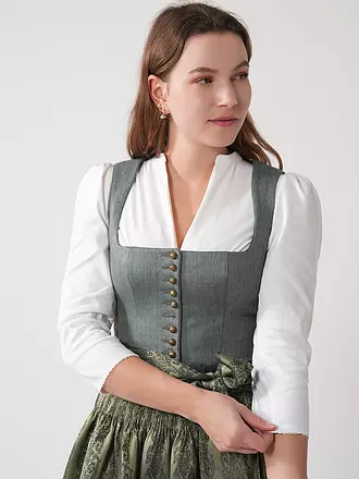 GOTTSEIDANK | Dirndlbluse POMPATUR | weiss