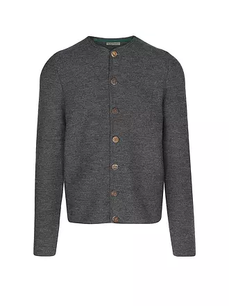 GOTTSEIDANK | Trachten Strickjacke ALOISIUS | grau