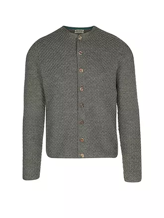 GOTTSEIDANK | Trachten Strickjacke Xavier | olive