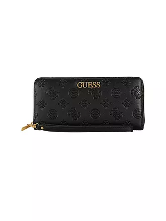 GUESS | Geldbörse GEVA | schwarz