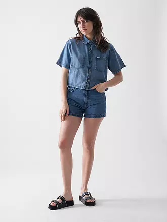 GUESS | Jeansbluse | blau
