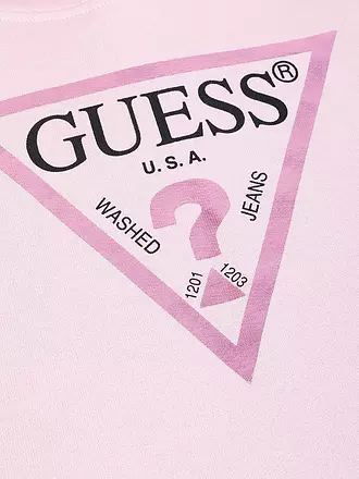 GUESS | Mädchen Kapuzensweater - Hoodie | rosa