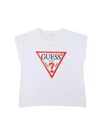 GUESS | Mädchen T-Shirt Cropped Fit | weiss