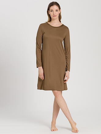 HANRO | Sleepshirt - Nachthemd GRAND CENTRAL | braun