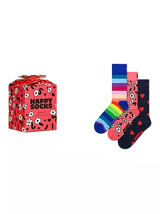 HAPPY SOCKS | Damen Geschenkbox Socken 3er Pkg 36-40 blue | blau