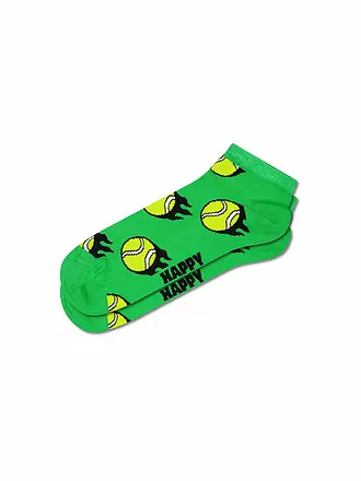 HAPPY SOCKS | Damen Sneaker Socken TENNIS BALL 36-40 green | grün