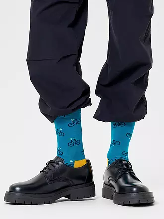 HAPPY SOCKS | Damen Socken 36-40 BIKE turquoise | petrol